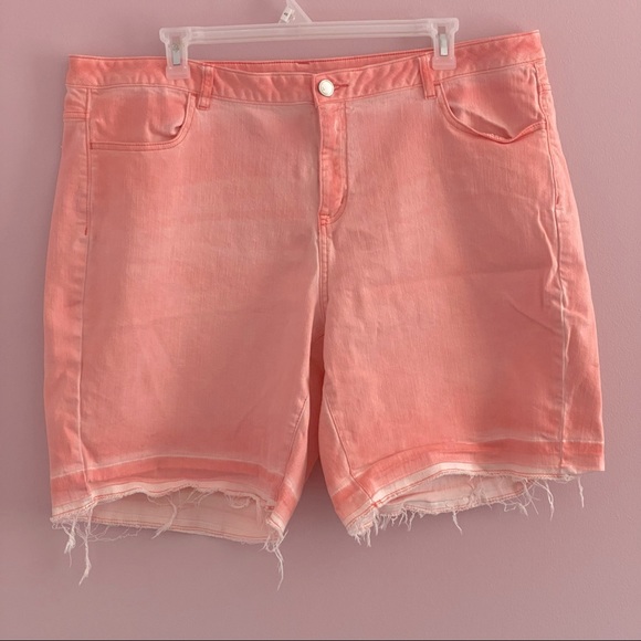 Lane Bryant Pants - Lane Bryant Peach color Bermuda shorts size 24
